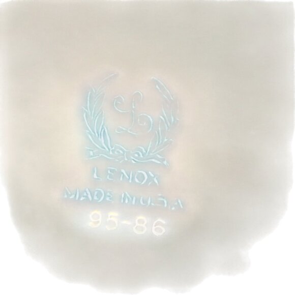 Lenox Shell Shaped Porcelain Dish With Gold Trim 95-86 - Picture 6 of 11